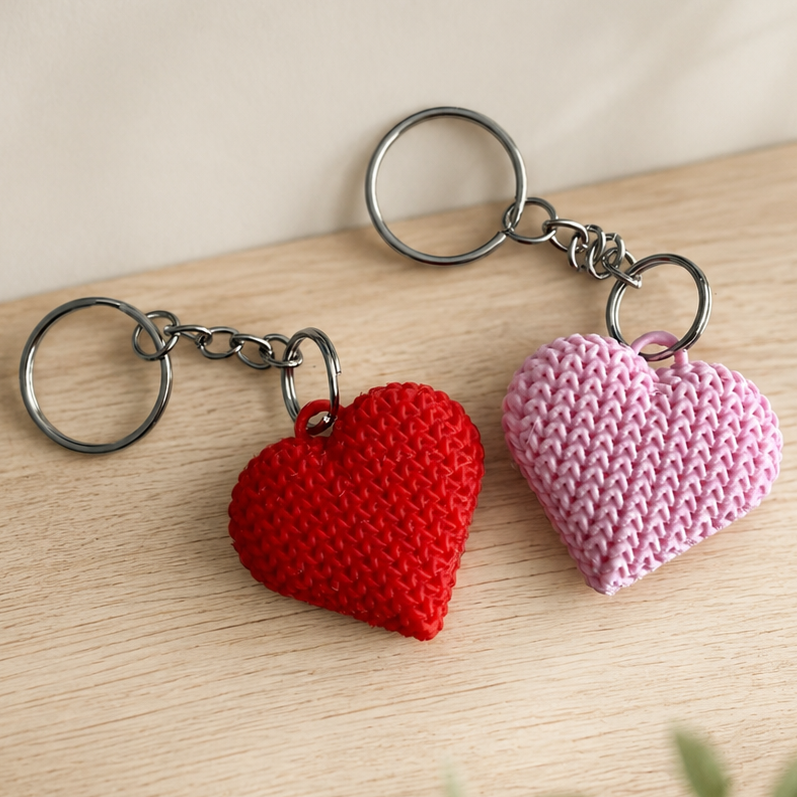 Heart Keyrings / Bag Charm