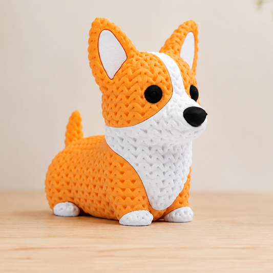 Corgi Dog Figurine