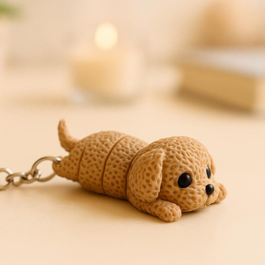 Dog Puppy Keyring / bag charm