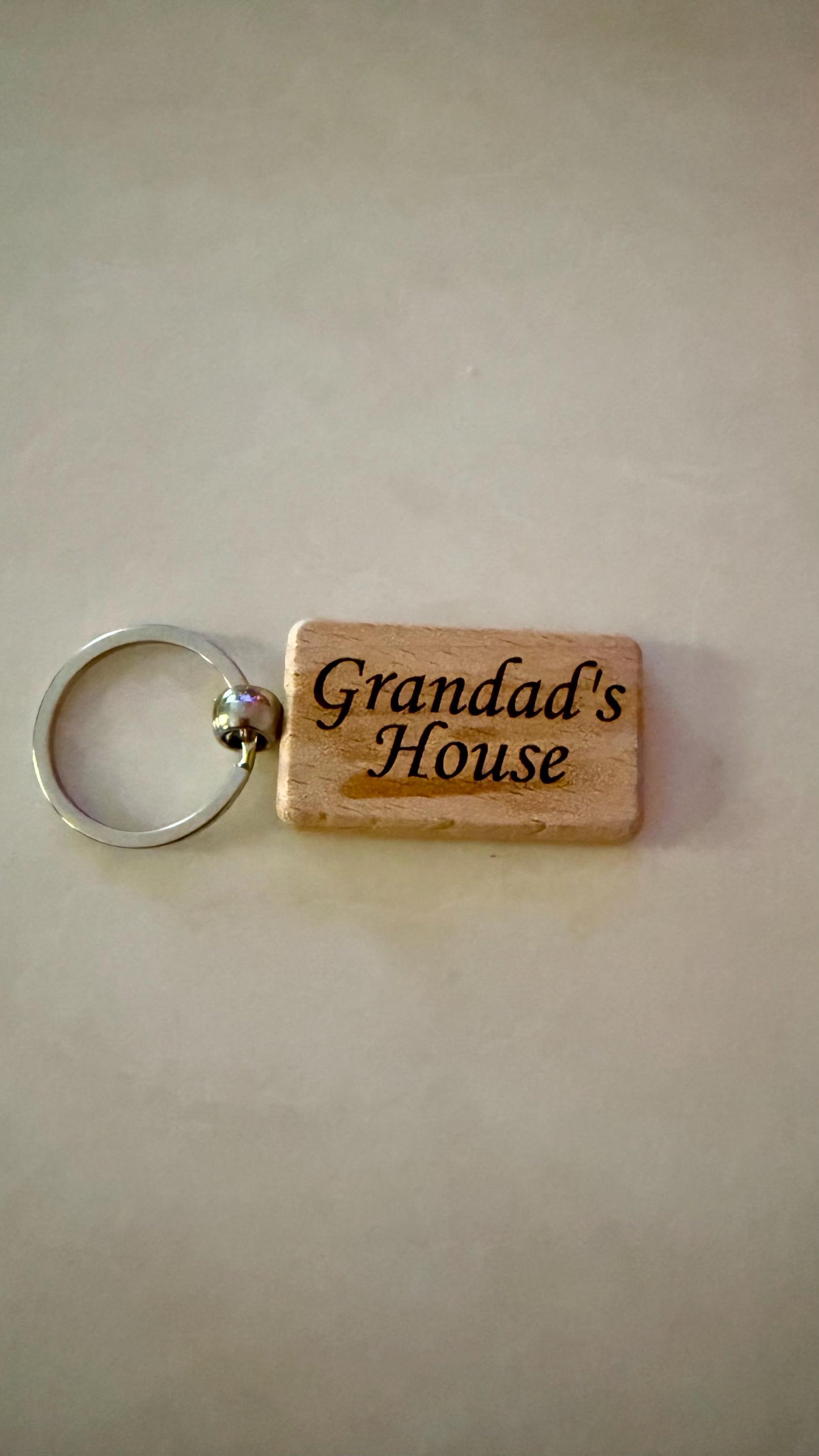 Keyrings Laser Engraved Gift