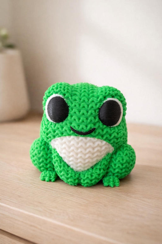 Frog 3D Printed Figurine:  Ornament Gift