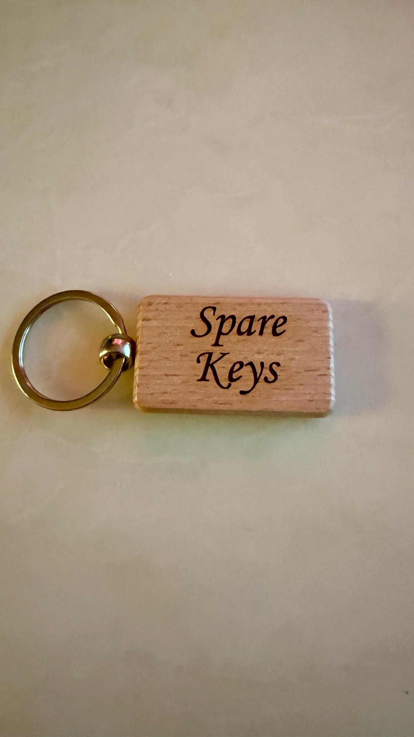 Keyrings Laser Engraved Gift