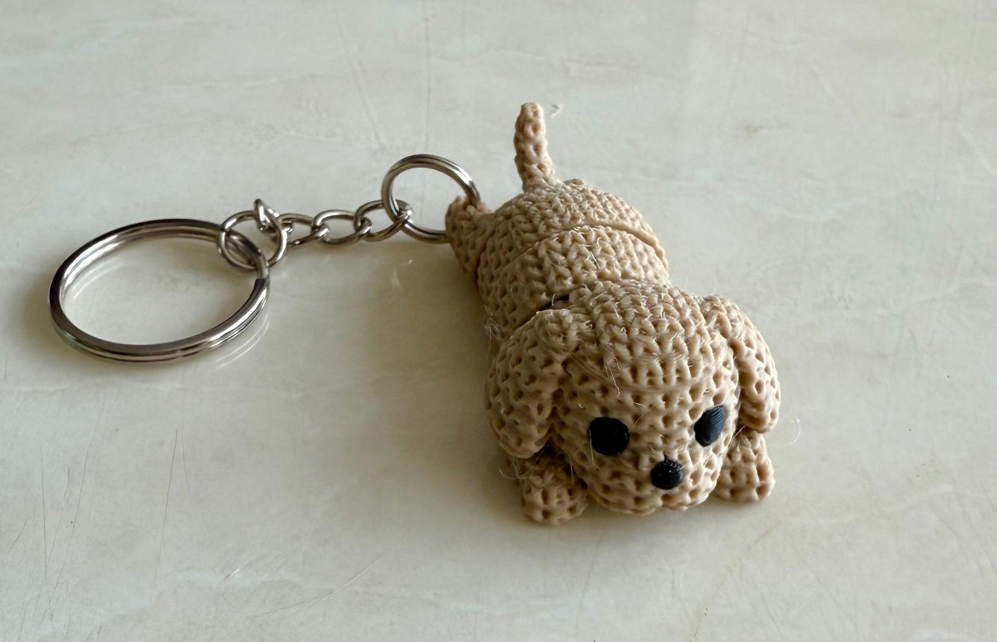 Dog Puppy Keyring / bag charm
