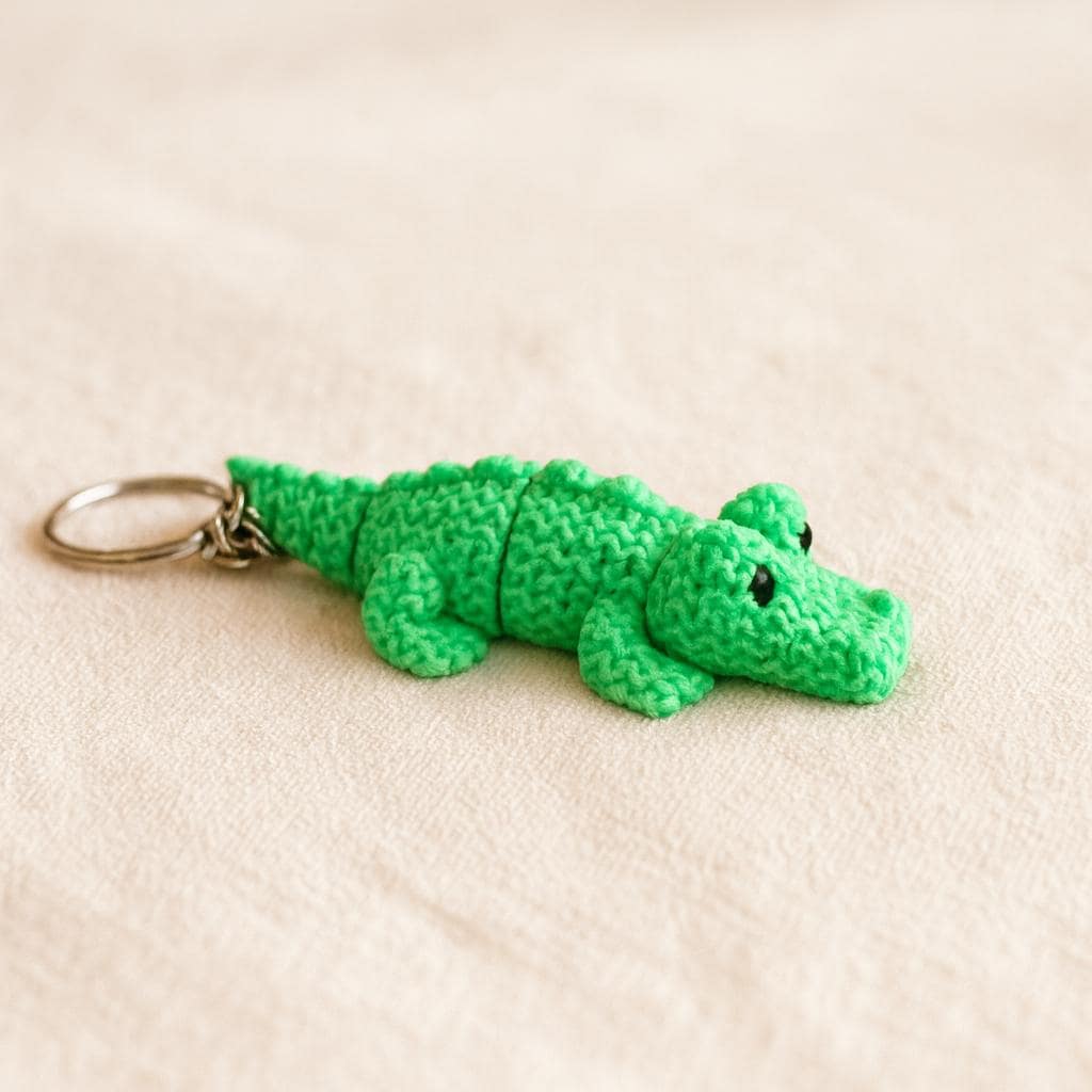 Crocodile Keyring / bag charm