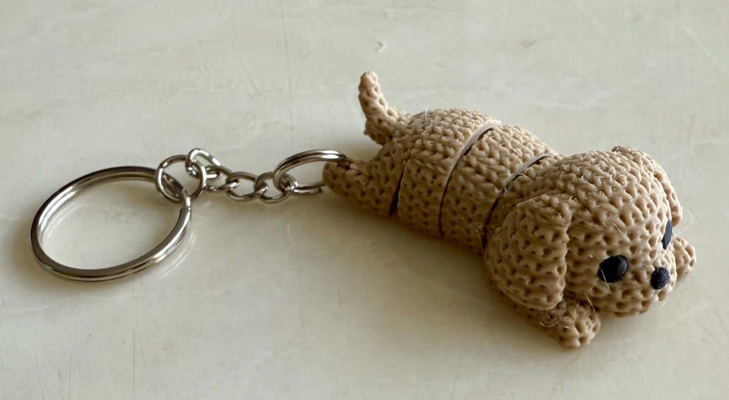 Dog Puppy Keyring / bag charm