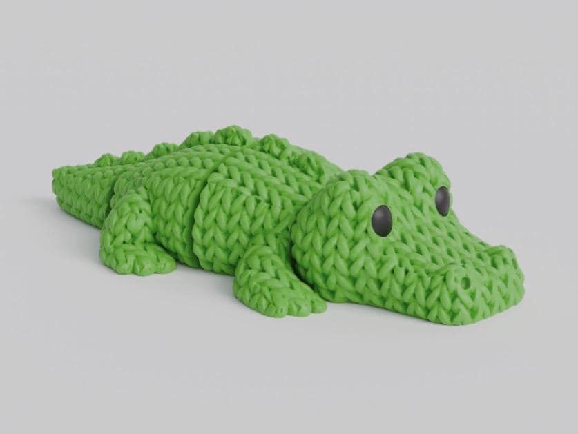 Crocodile Keyring / bag charm
