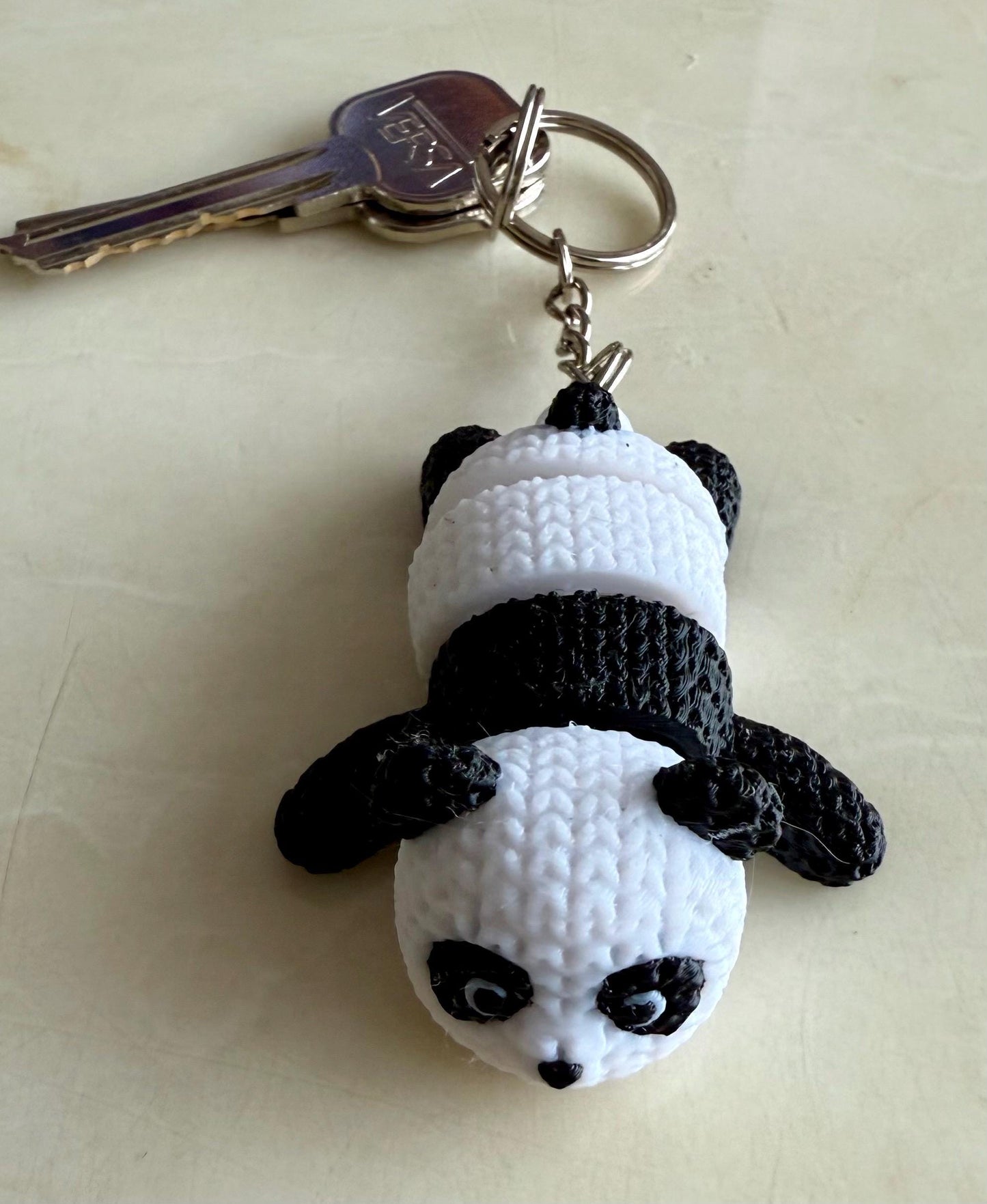 Panda Keyring – Articulated Flexible 3D Printed Fidget