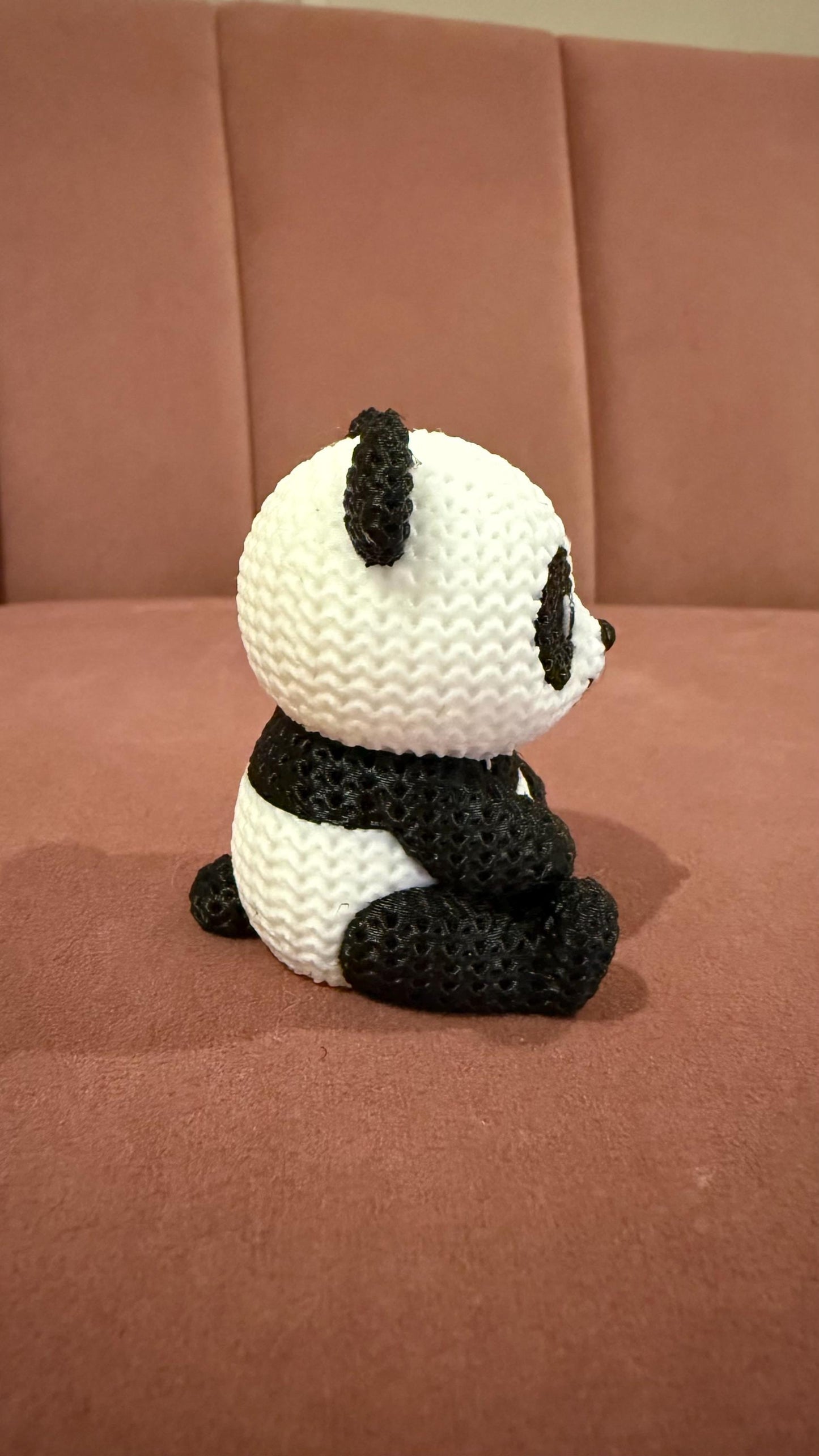 3D Printed Panda Figurine: Collectible Ornament Gift